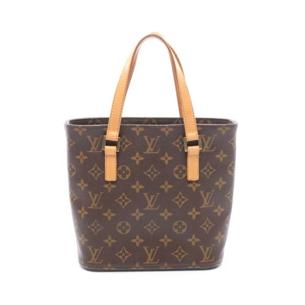 Louis Vuitton Vavin Monogram Top Handle Bag Canvas Leather Brown